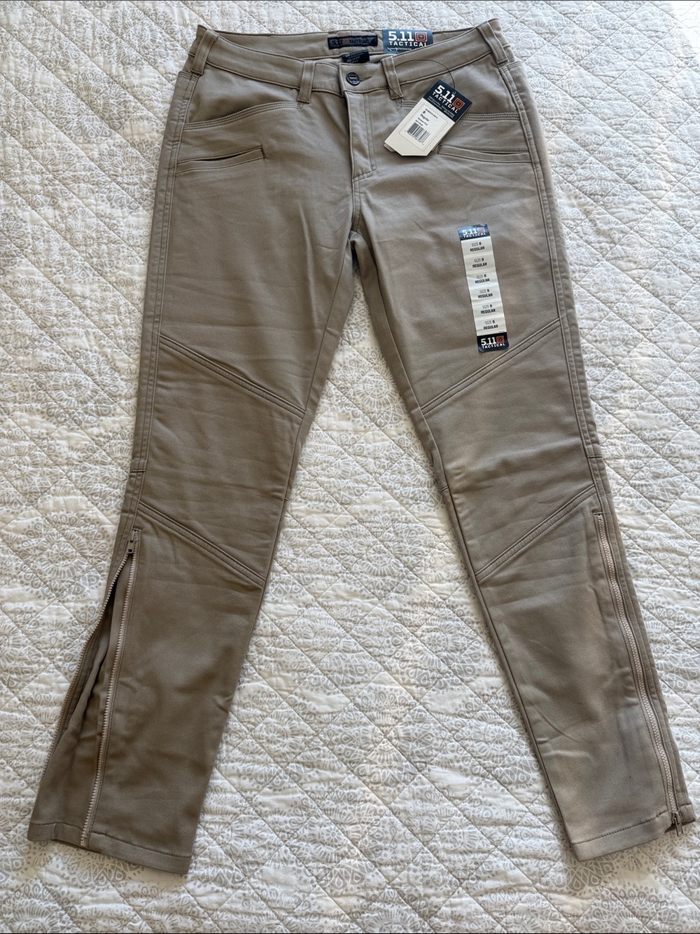 5.11 Tactical Women's Skinny Pants in Khaki